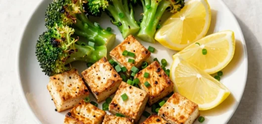 Crisp Sheet Pan Tofu with Charred Broccoli and Sesame