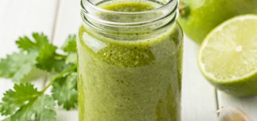 Vibrant Green Herb Sauce That Upgrades Every Grain Bowl