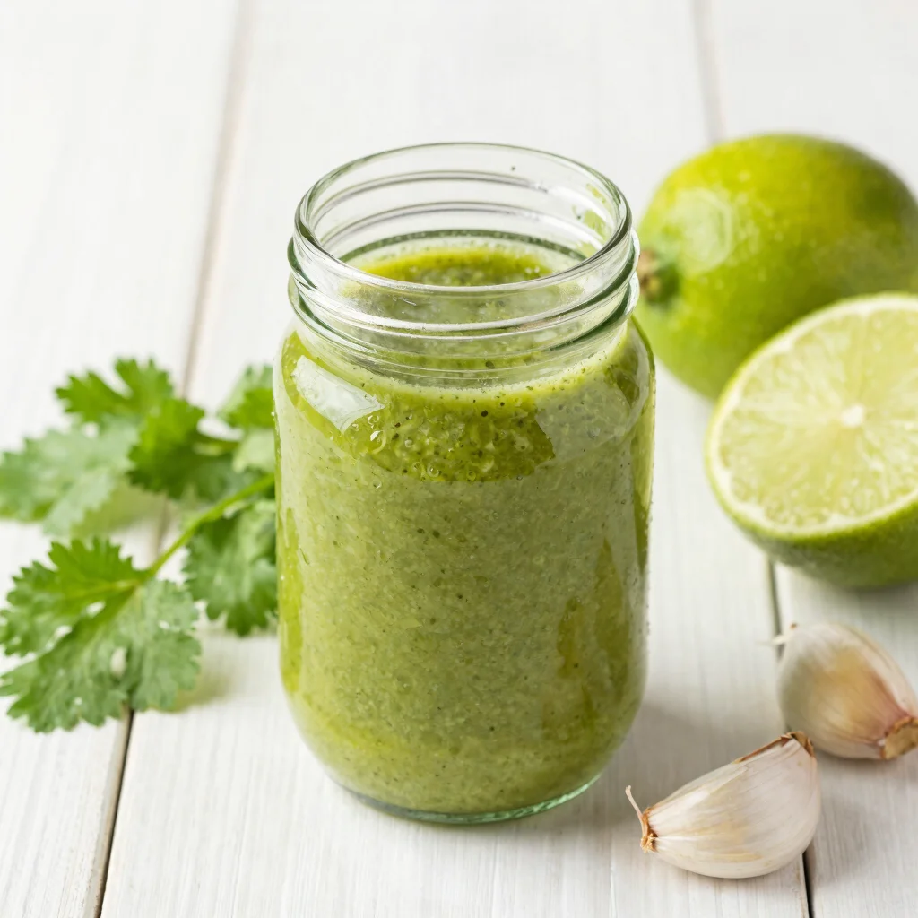 Vibrant Green Herb Sauce That Upgrades Every Grain Bowl